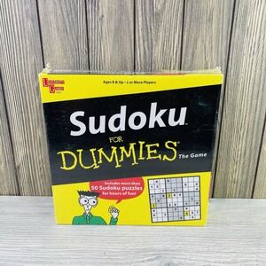 Sudoku for Dummies Game SEALED University Games 2005 Family Kids Number Puzzle